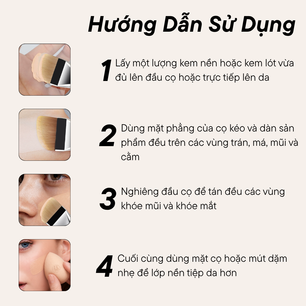  Cọ Tán Nền BH Cosmetics Foundation Brush BH337